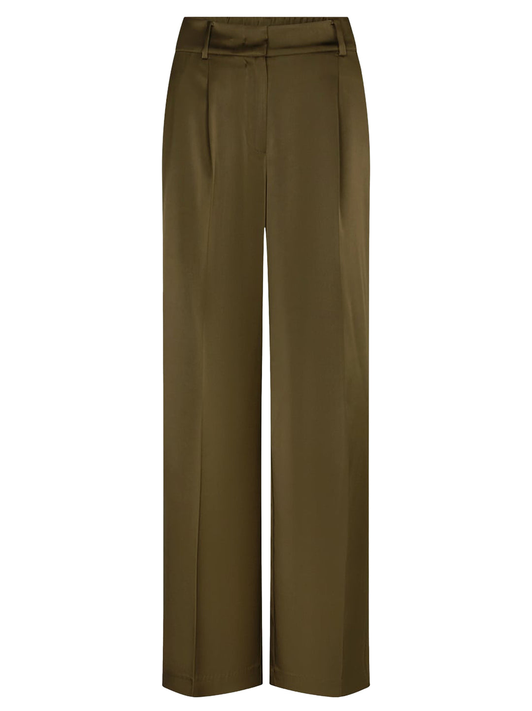 Dante6 Jules Satijnen Pantalon – Groen-100% gerecycled polyester-DAMES BROEKEN-Groen