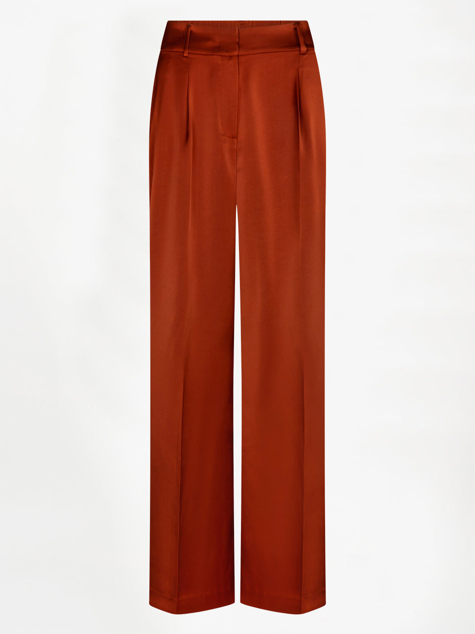 Dante6 Jules Satijnen Pantalon – Oranje-100% gerecycled polyester-DAMES BROEKEN-Oranje