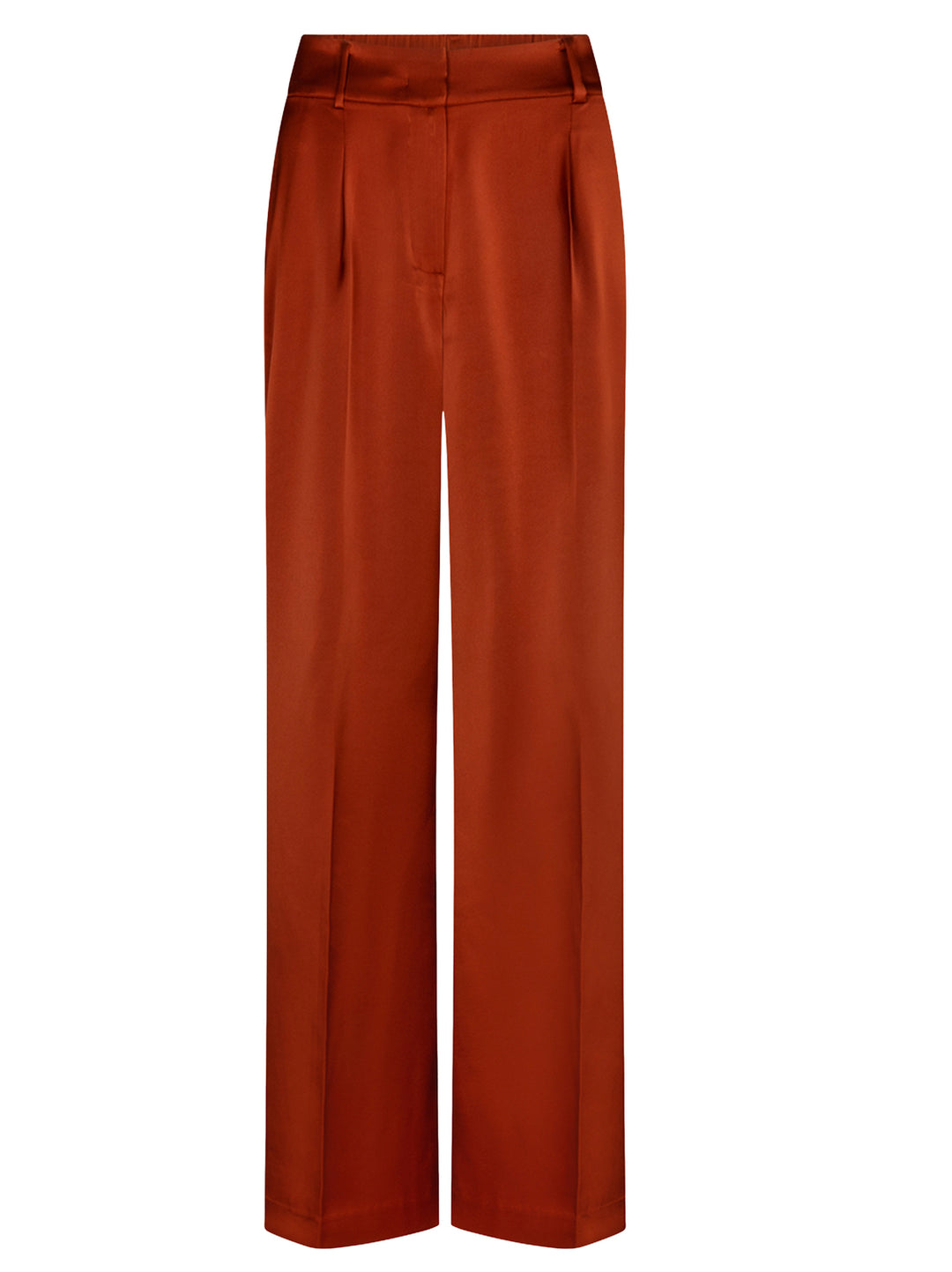 Dante6 Jules Satijnen Pantalon – Oranje-100% gerecycled polyester-DAMES BROEKEN-Oranje