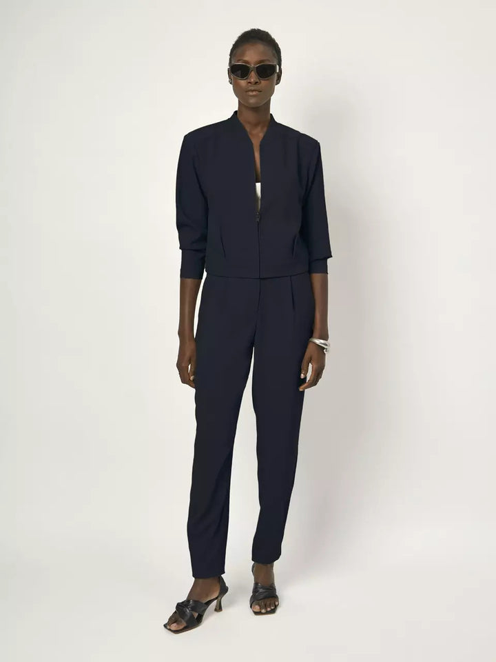 DANTE6 MIMOU broek-60% polyester, 40% recycled polyester-DAMES BROEKEN-Blauw