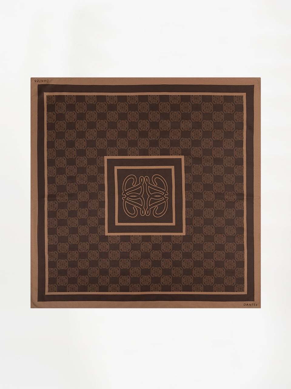 Dante6 Monogram Sjaal – Paars-100% polyester-DAMES ACCESSOIRES-Paars