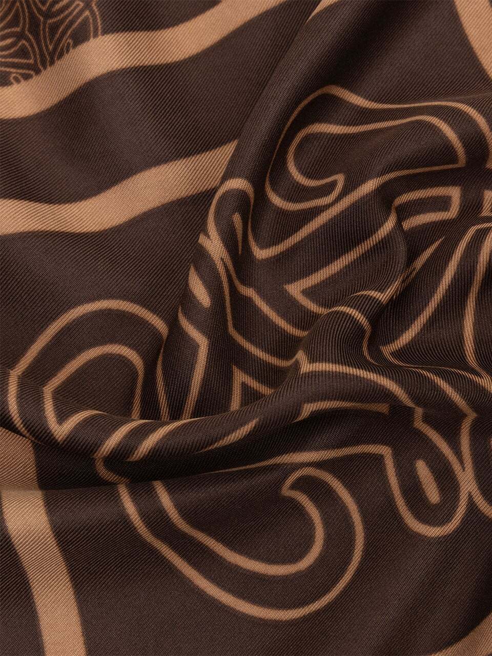 Dante6 Monogram Sjaal – Paars-100% polyester-DAMES ACCESSOIRES-Paars