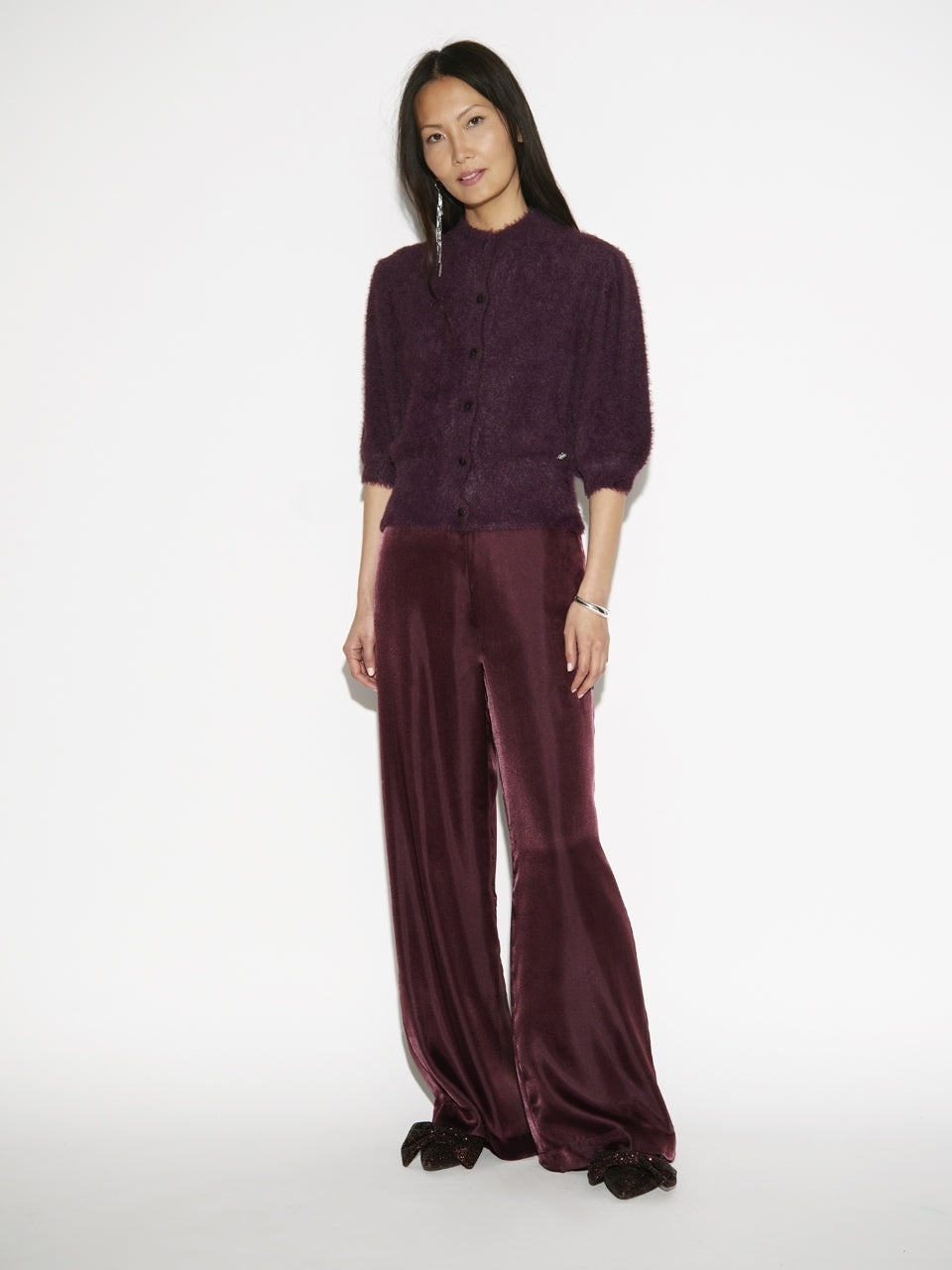 Dante6 Olexa – Wide Leg Broek-100% polyester-DAMES BROEKEN-Rood