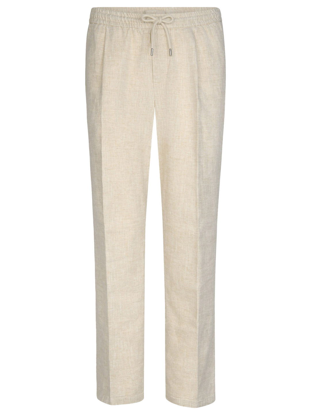 De Profuomo linnen loose fit Pantalon – Beige-55% linnen, 45% katoen-HEREN BROEKEN-Beige