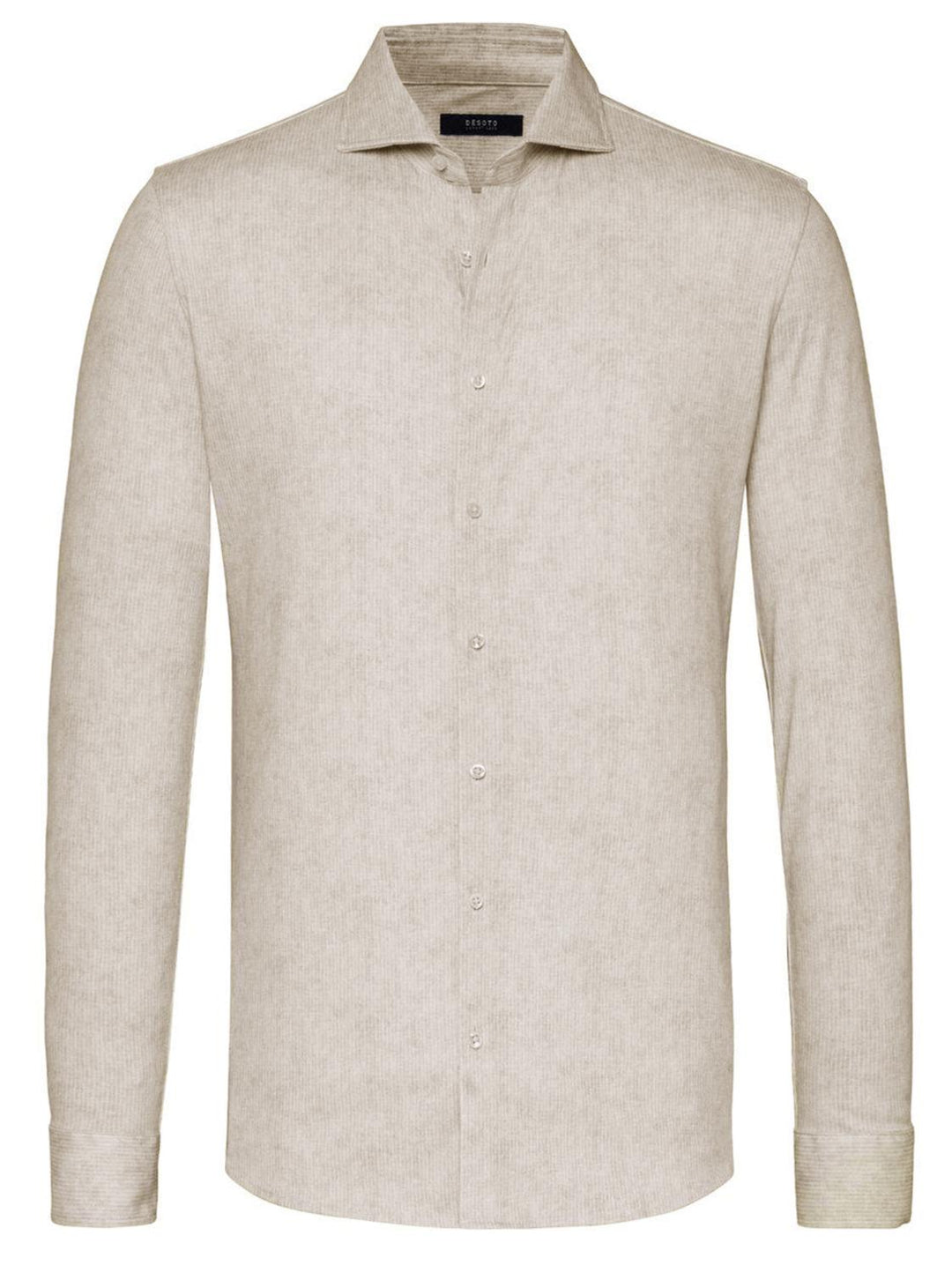 DESOTO shirt KENT slim-100% katoen-HEREN SHIRTS-Beige