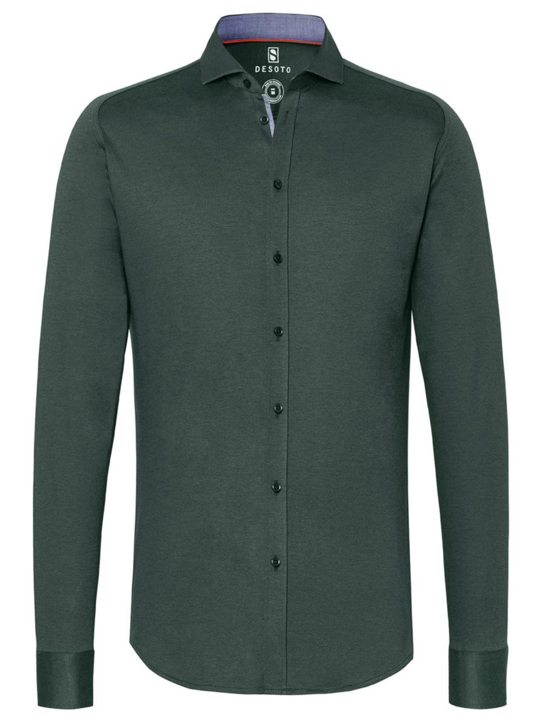 DESOTO shirt NEW HAI 1/1-100% katoen-HEREN SHIRTS-Groen