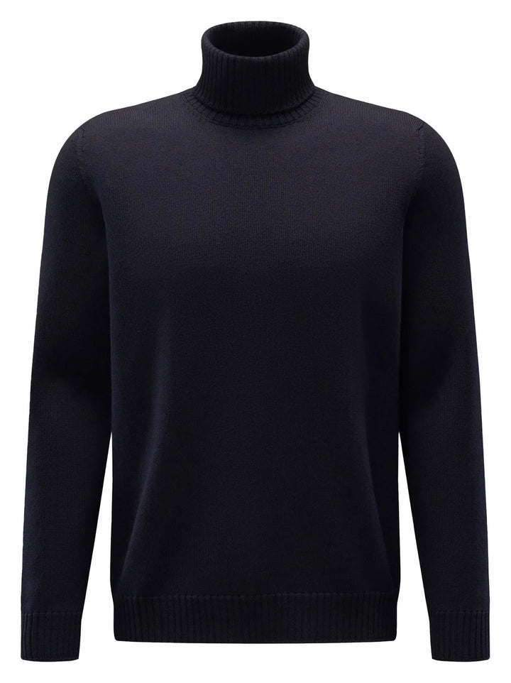 Drumohr coltrui-100% wol-HEREN TRUIEN & VESTEN-Blauw