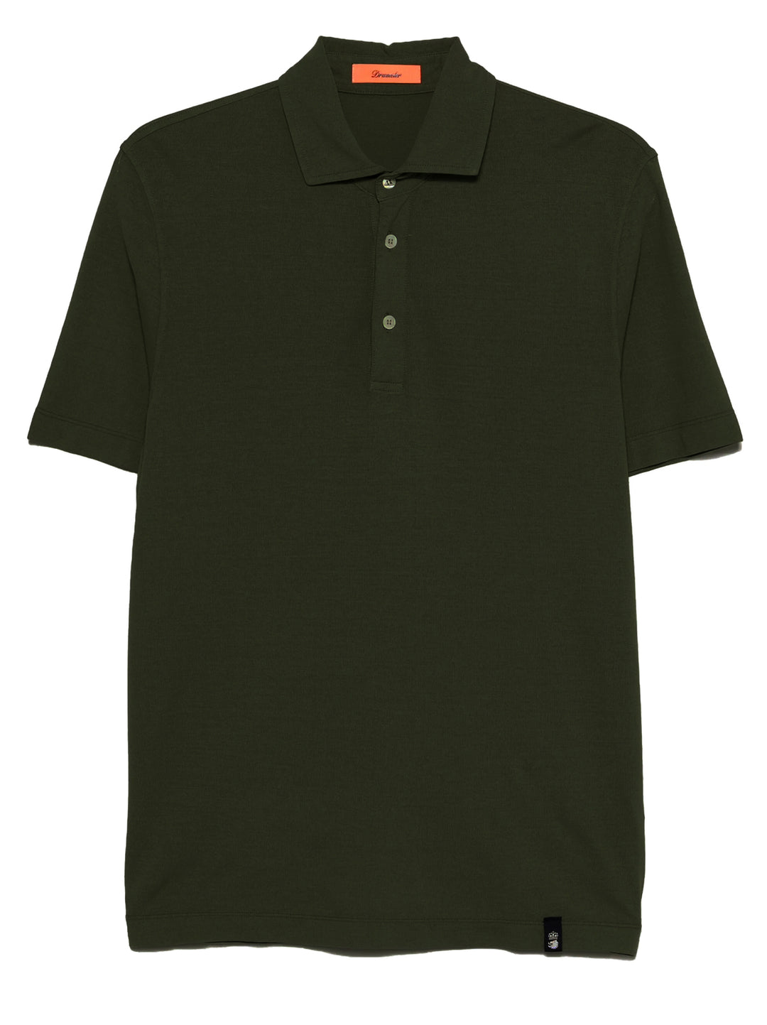 Drumohr Polo-100% Katoen-HEREN POLO'S & T-SHIRTS-Groen