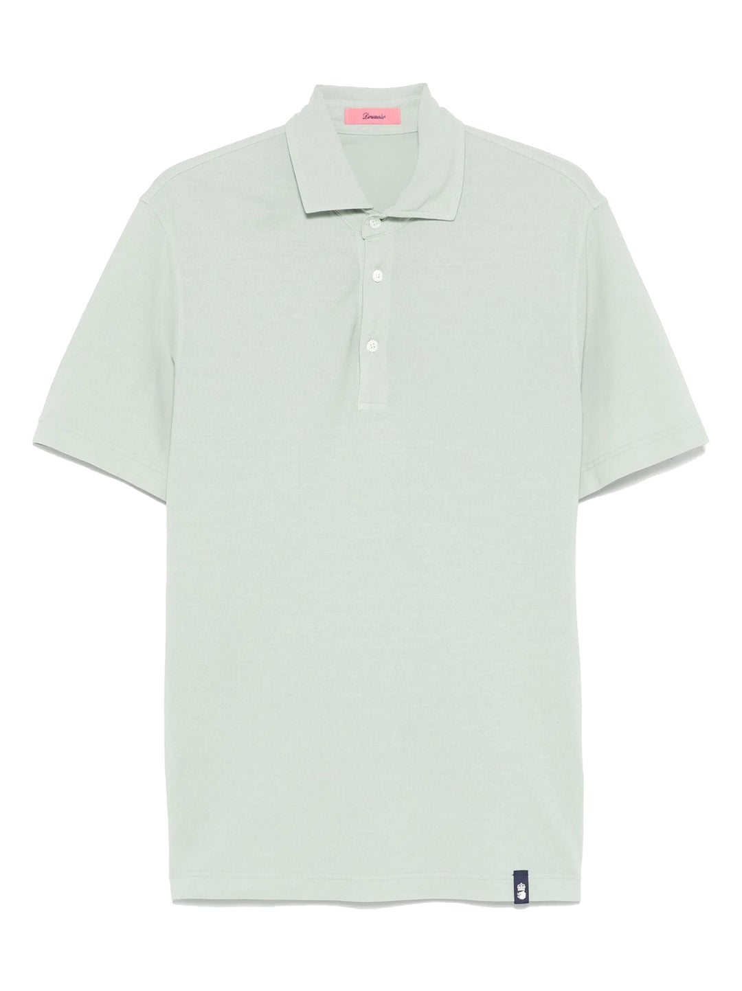 Drumohr Polo-100% Katoen-HEREN POLO'S & T-SHIRTS-Groen