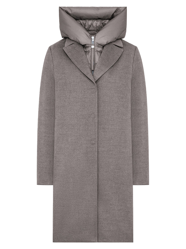 Duno Artemide Wollen Jas – Beige-42% wol, 40% viscose, 18% polyester-DAMES JASSEN & JACKS-Beige