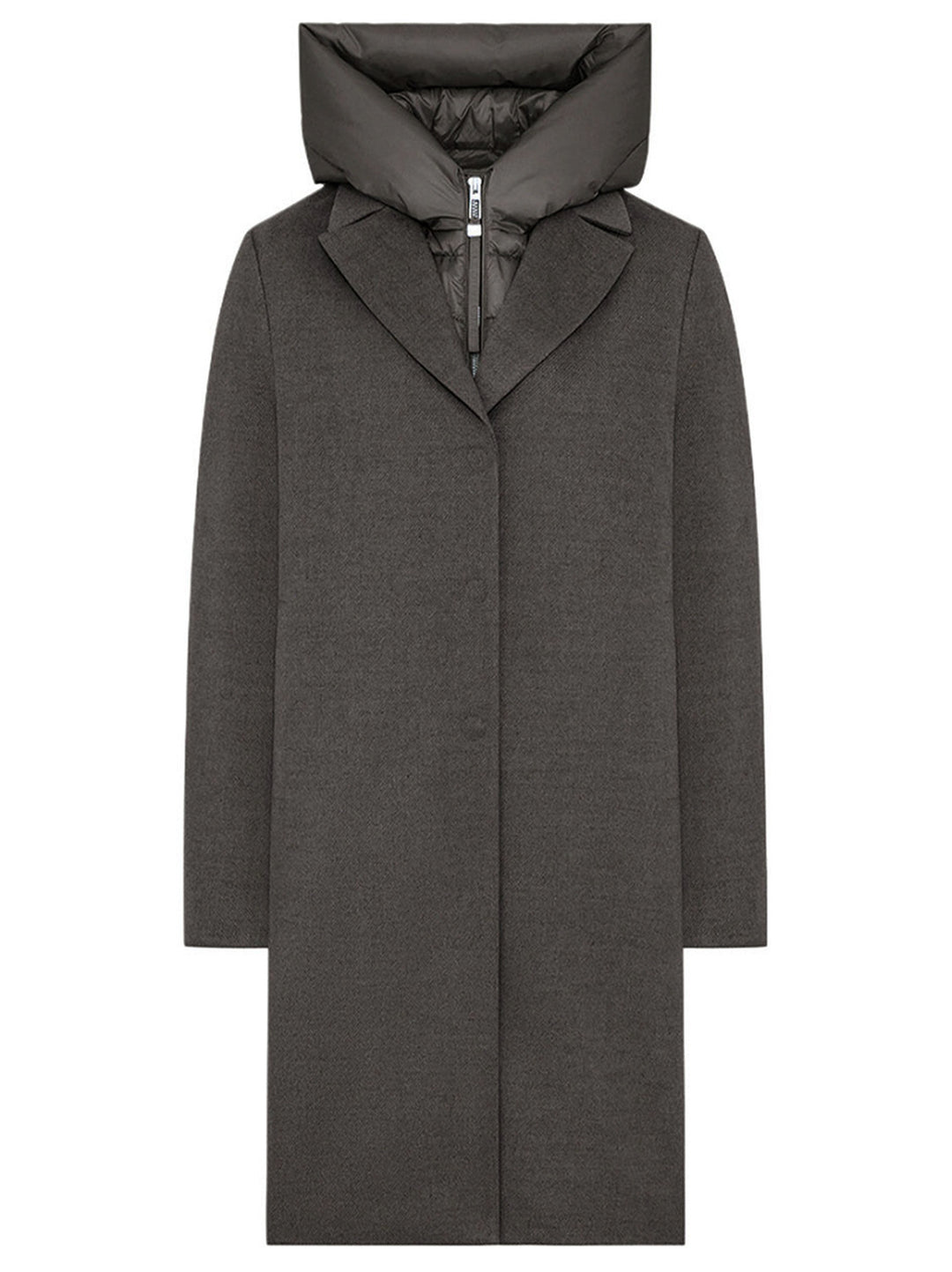 Duno Artemide Wollen Jas – Bruin-42% wol, 40% viscose, 18% polyester-DAMES JASSEN & JACKS-Bruin