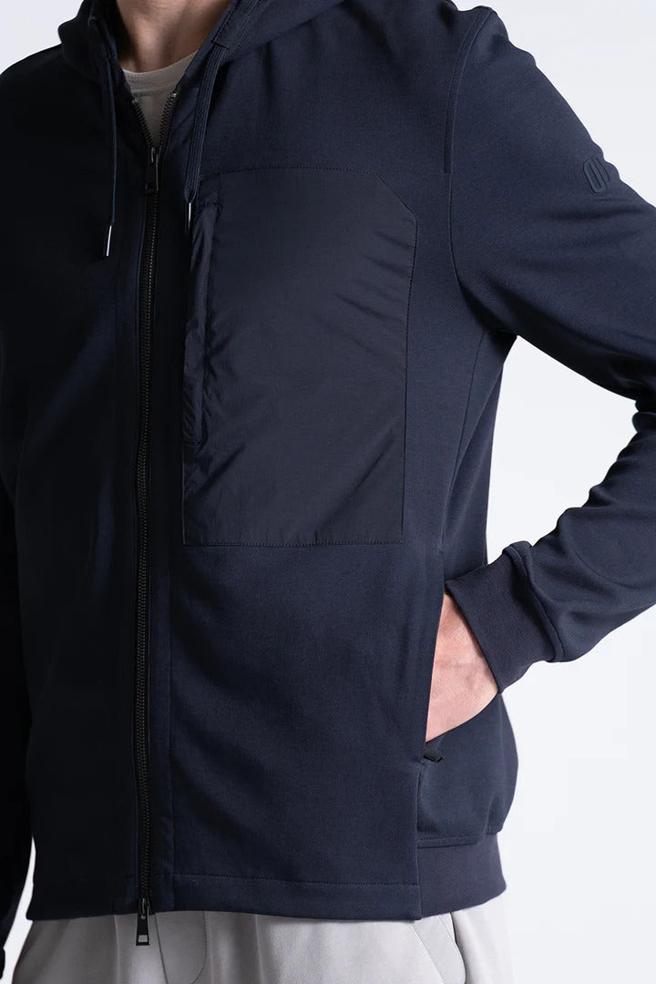 DUNO buitenvest ASTRO-70% Katoen<br />30% Polyester-HEREN JASSEN & JACKS-Blauw