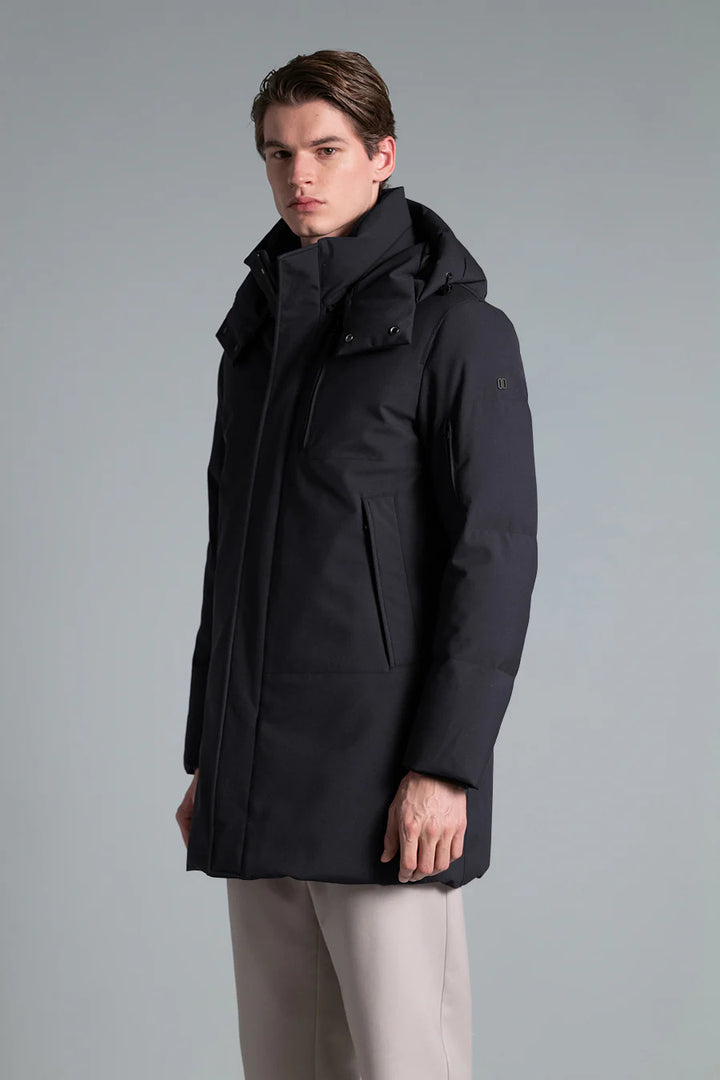 Duno Geyser P Down Parka – Grijs-70% Polyester<br />30% Viscose-HEREN JASSEN & JACKS-Grijs