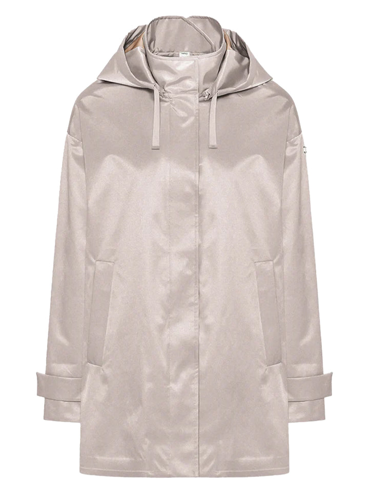 DUNO korte parka KAYLE-60% Katoen<br />40% Polyester-DAMES JASSEN & JACKS-Beige