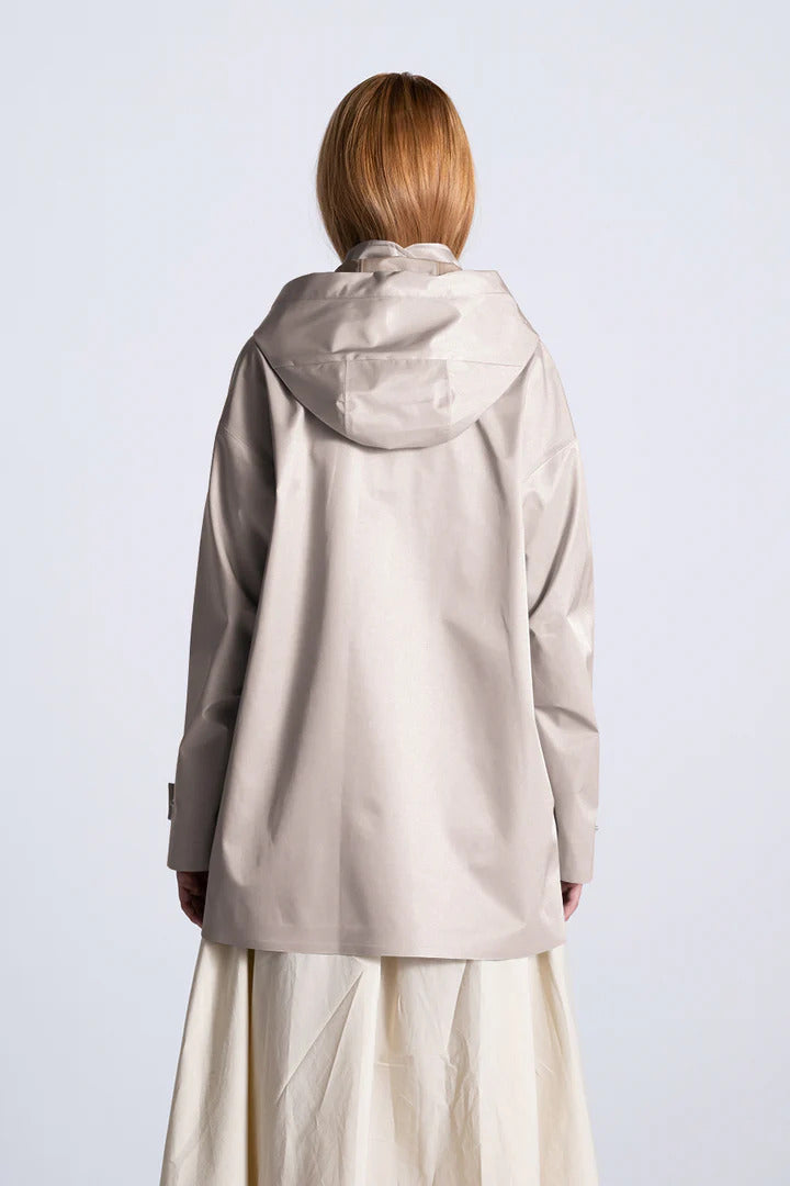 DUNO korte parka KAYLE-60% Katoen<br />40% Polyester-DAMES JASSEN & JACKS-Beige