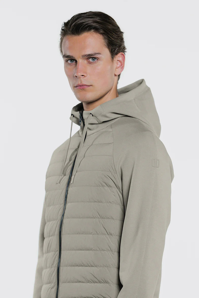 Duno Strato Thiene Mirto jack – Groen-74% katoen, 20% polyester, 6% elastaan-HEREN JASSEN & JACKS-Groen