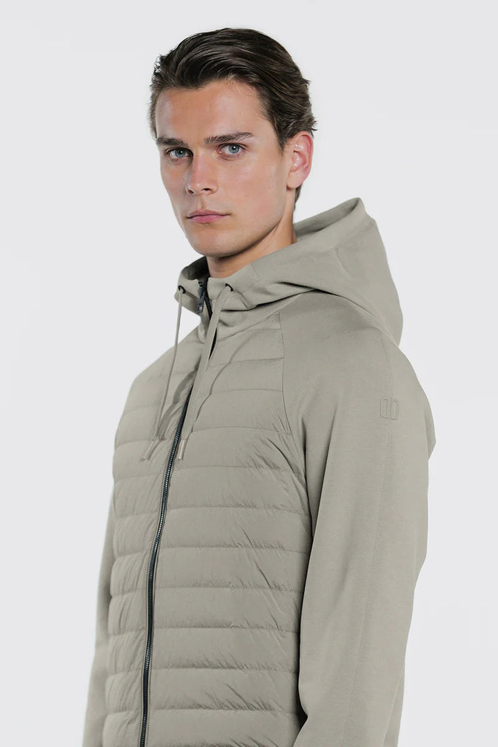 Duno Strato Thiene Mirto jack – Groen-74% katoen, 20% polyester, 6% elastaan-HEREN JASSEN & JACKS-Groen