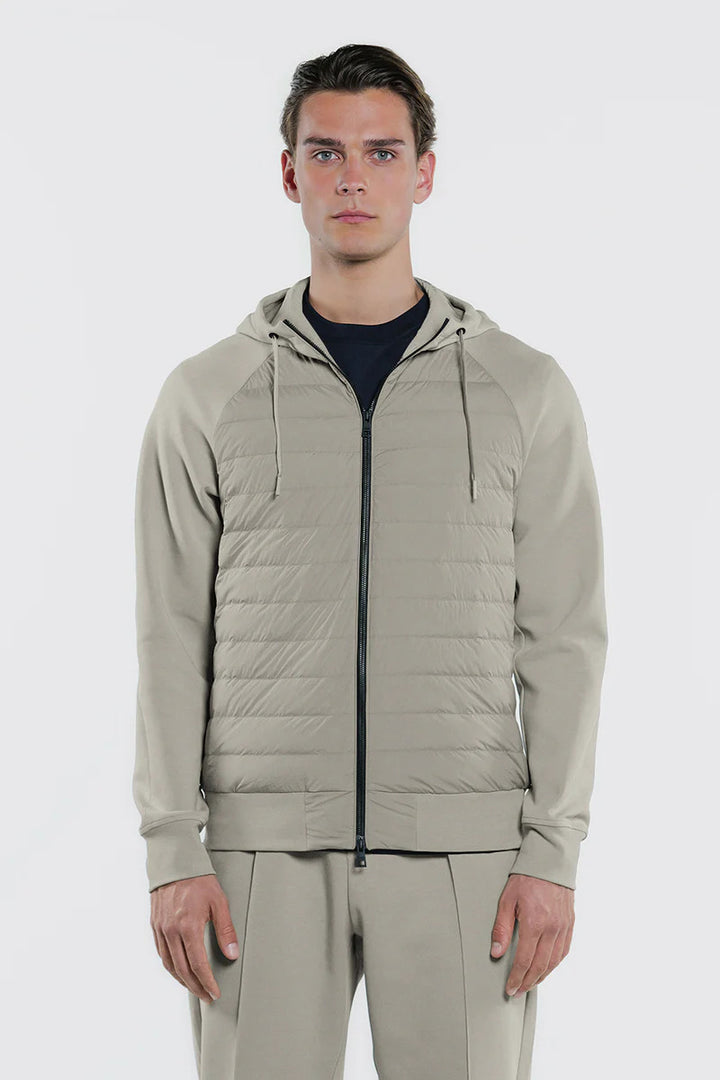 Duno Strato Thiene Mirto jack – Groen-74% katoen, 20% polyester, 6% elastaan-HEREN JASSEN & JACKS-Groen