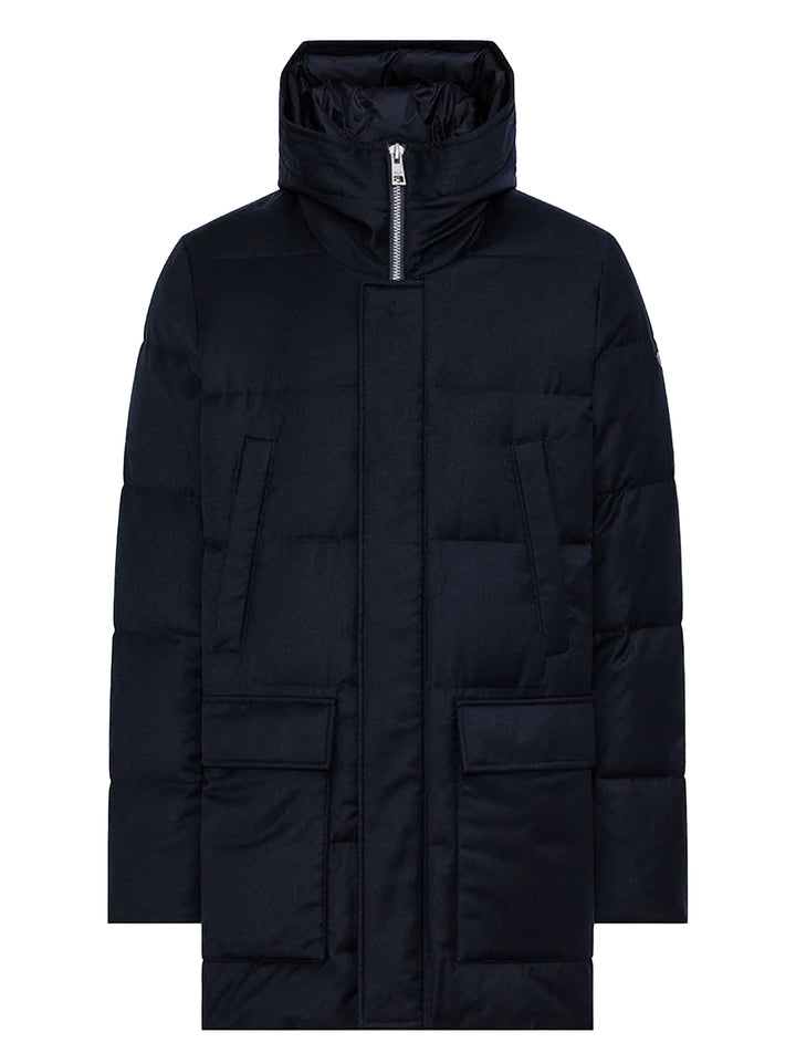 Duno Wollen Jas Donbart Bolzano – Blauw-100% wol-HEREN JASSEN & JACKS-Blauw