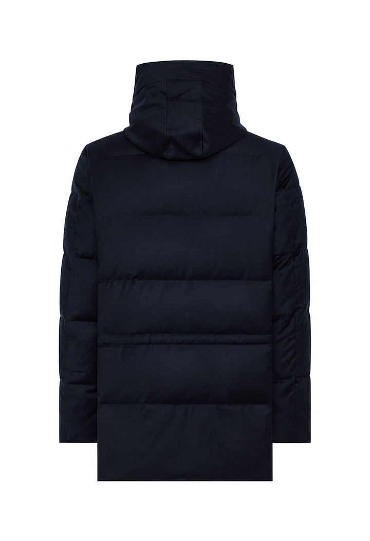 Duno Wollen Jas Donbart Bolzano – Blauw-100% wol-HEREN JASSEN & JACKS-Blauw