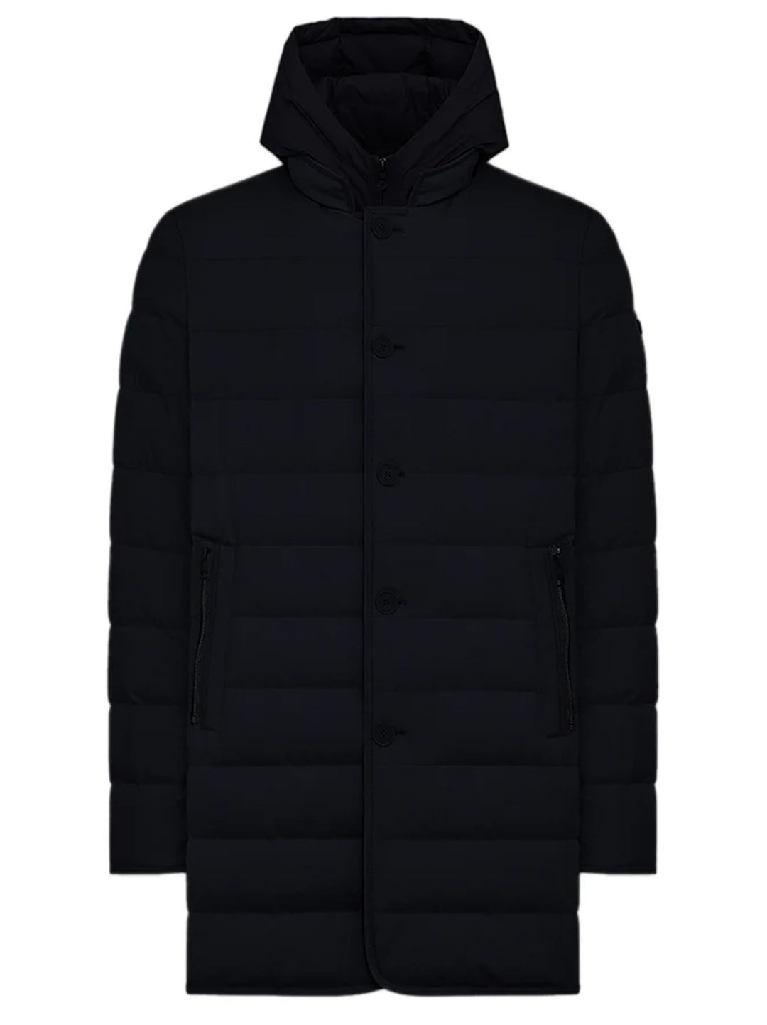 DUNO wollen padded winterparka LOFT HP-Samenstelling: 83% Polyamide 17% Elastaan <br />​​Vulling: 90% Eendendons 10% Veren-HEREN JASSEN & JACKS-Blauw
