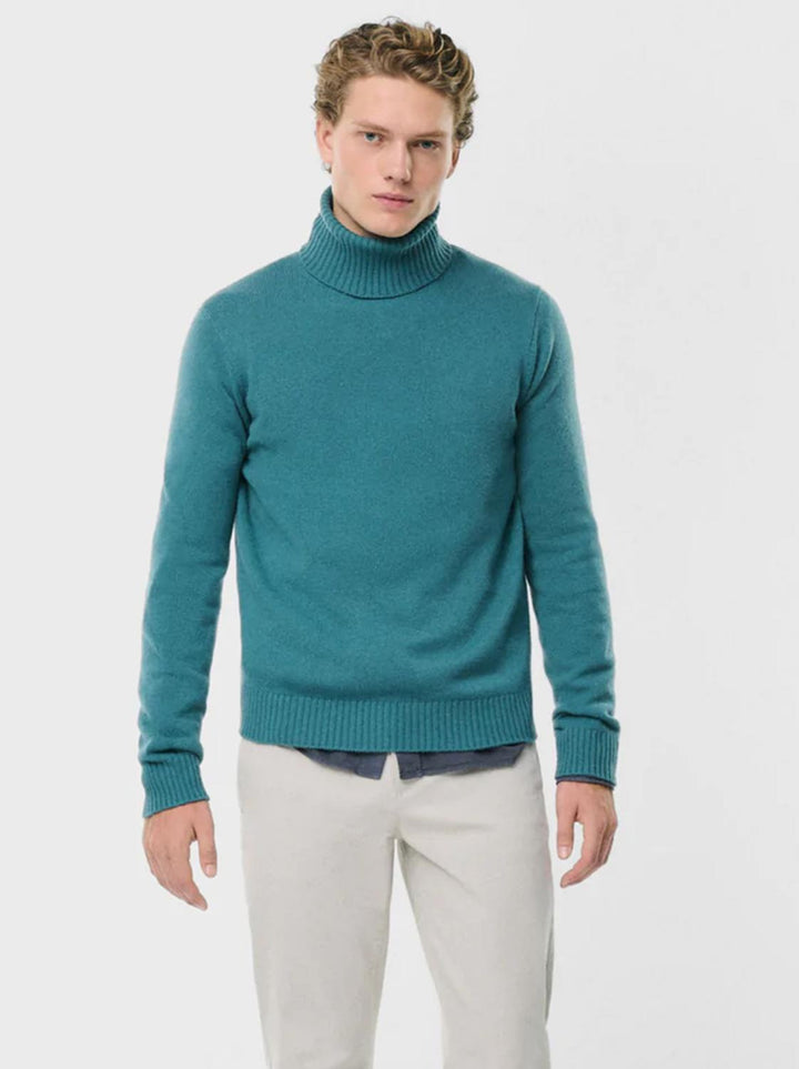 Ecoalf BRUN coltrui-100% gerecyclede wol-HEREN TRUIEN & VESTEN-Groen