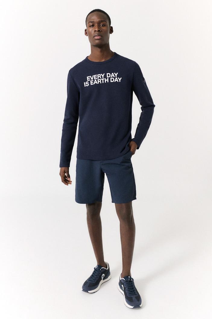 Ecoalf NORTEN sweatshirt-100% katoen-HEREN TRUIEN & VESTEN-Blauw