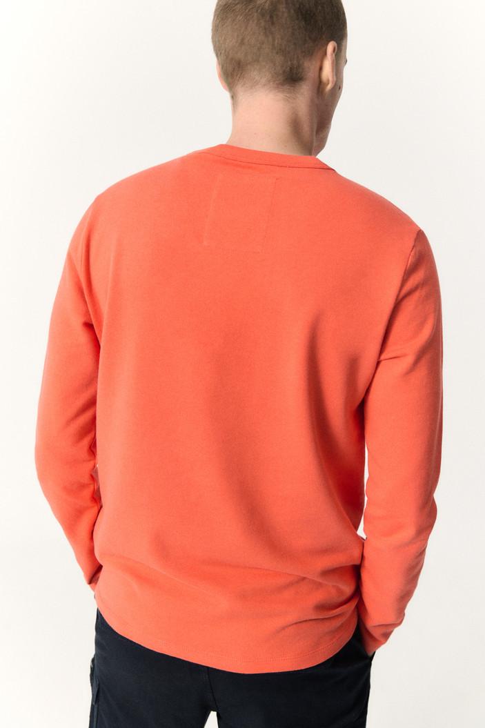 Ecoalf NORTEN sweatshirt-100% katoen-HEREN TRUIEN & VESTEN-Oranje
