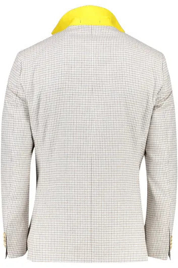 Eduard dressler colbert-36% katoen, 35% linnen, 21% wol-HEREN PAKKEN & COLBERTS-Beige