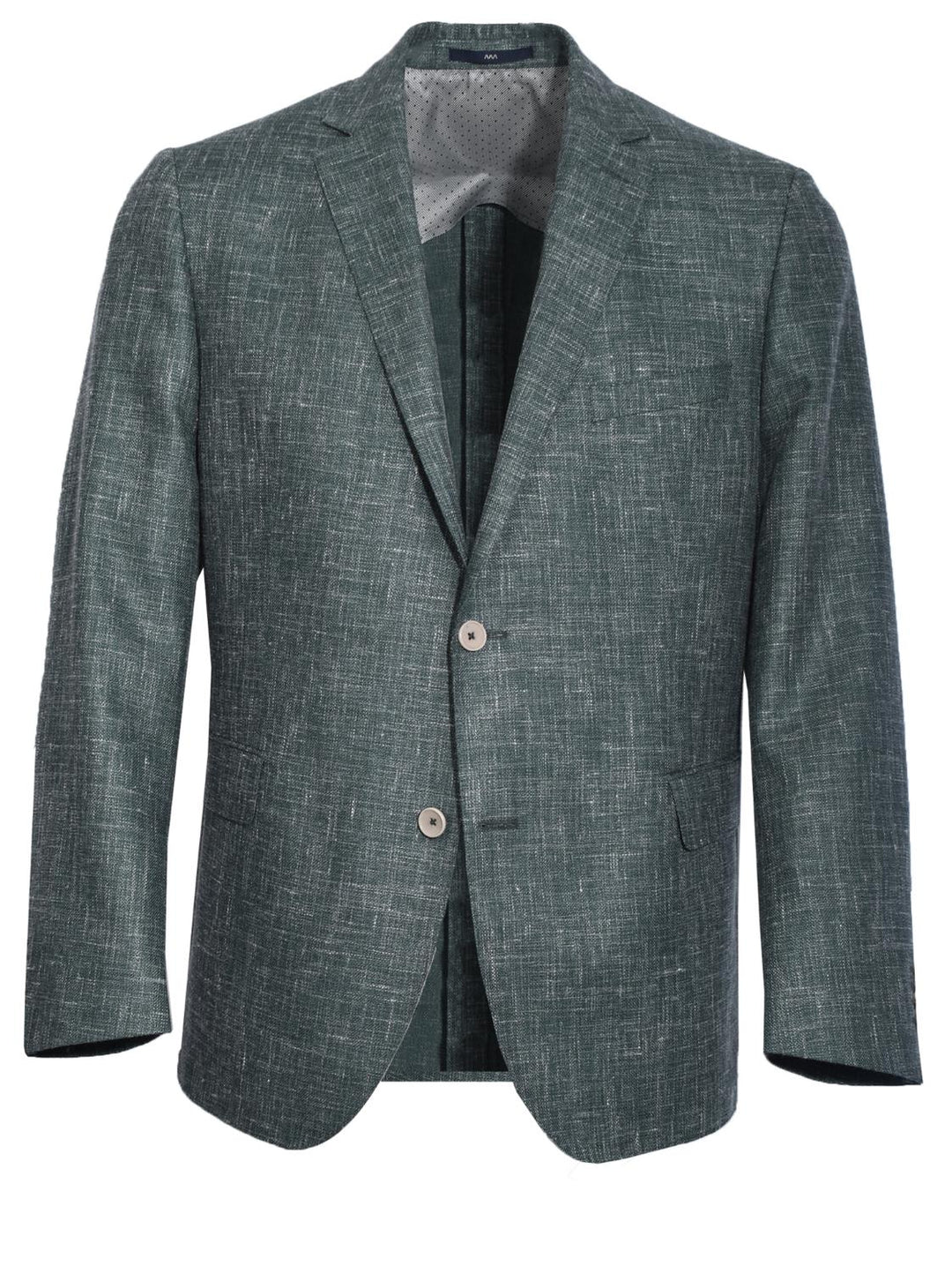 Eduard Dressler colbert-69% wol, 16% zijde, 13% linnen-HEREN PAKKEN & COLBERTS-Groen