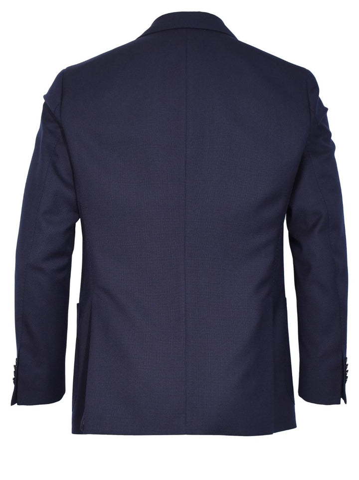 Eduard Dressler shaped fit-100%  schurwolle<br />46% cupro<br />54% viskose-HEREN PAKKEN & COLBERTS-Blauw