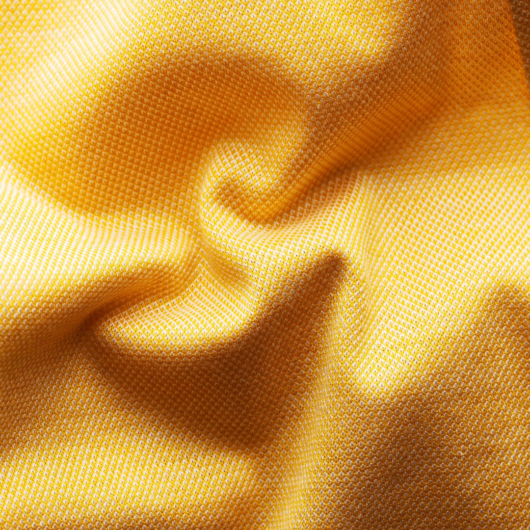 Eton casual shirt-100% katoen-HEREN SHIRTS-Geel