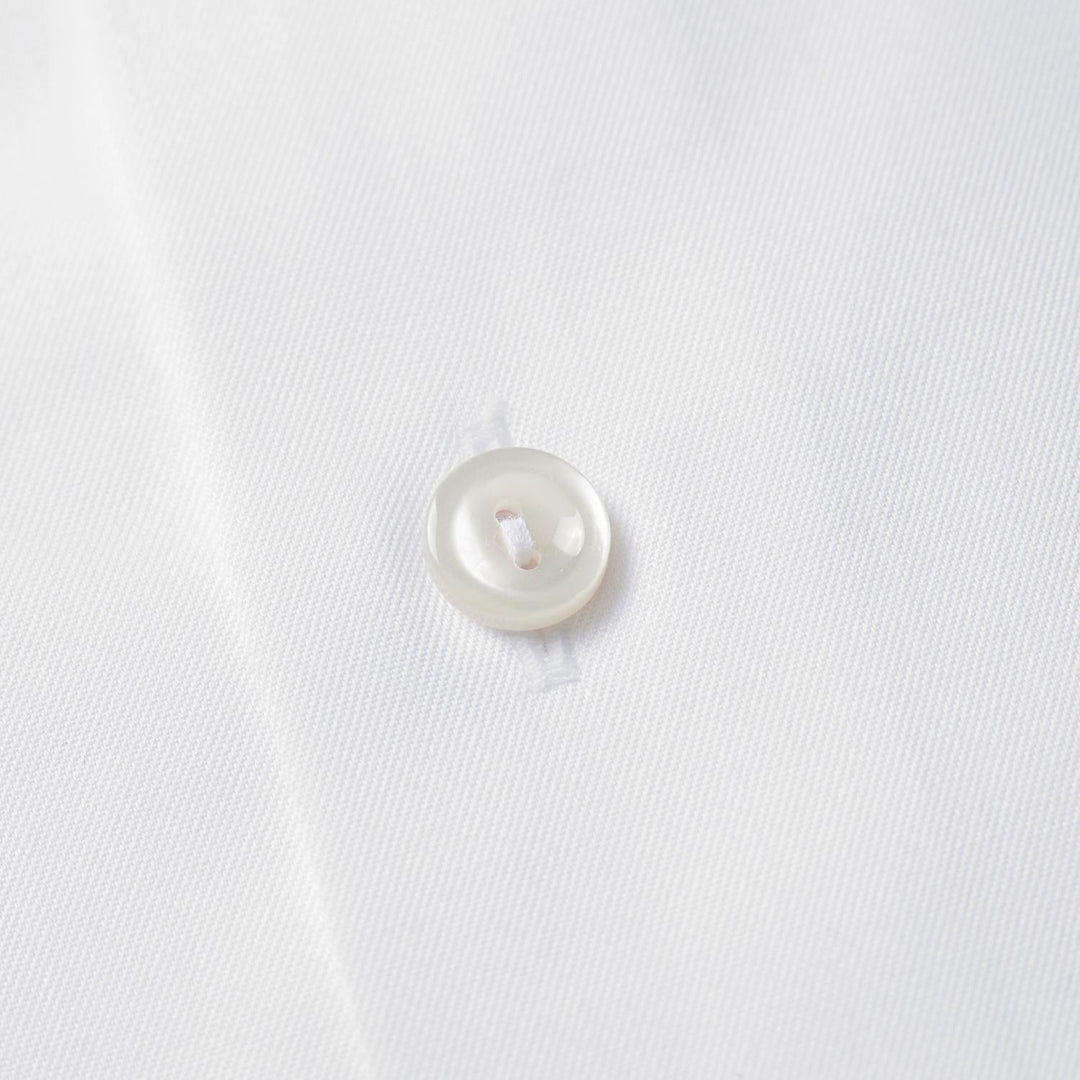 Eton cf overhemd (french cuff)-100% katoen-HEREN SHIRTS-Wit