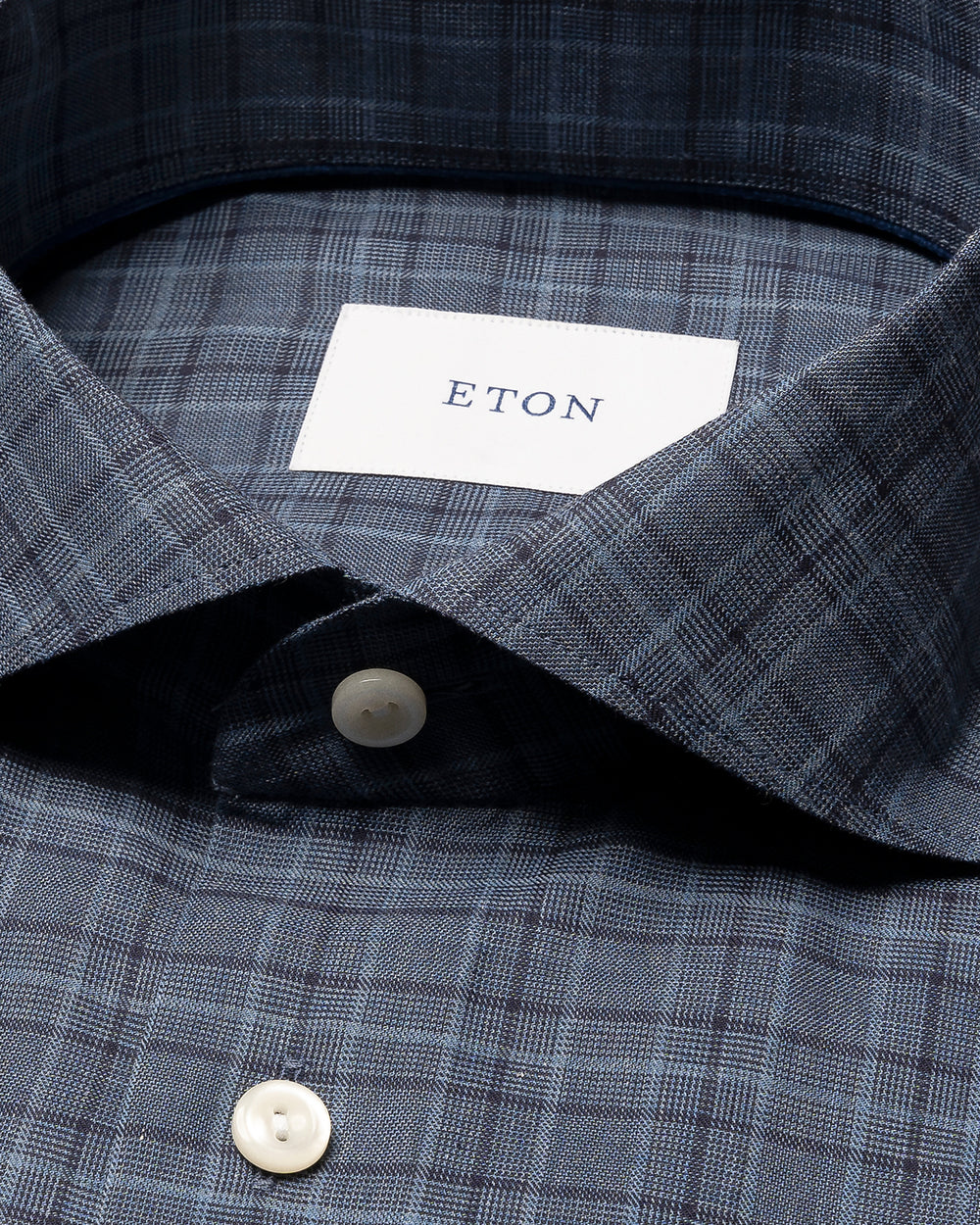 Eton – Contemporary Fit Business Shirt Blauw-100% katoen-HEREN SHIRTS-Blauw