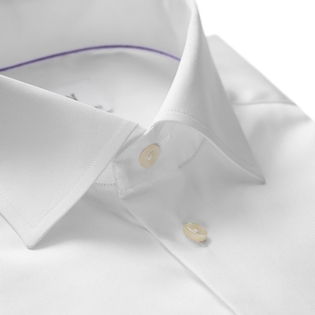 Eton contemporary fit NOS-100% katoen-HEREN SHIRTS-Wit