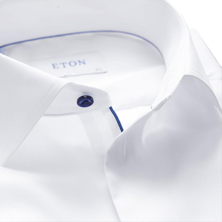 Eton contemporary fit overhemd-100% katoen-HEREN SHIRTS-Wit