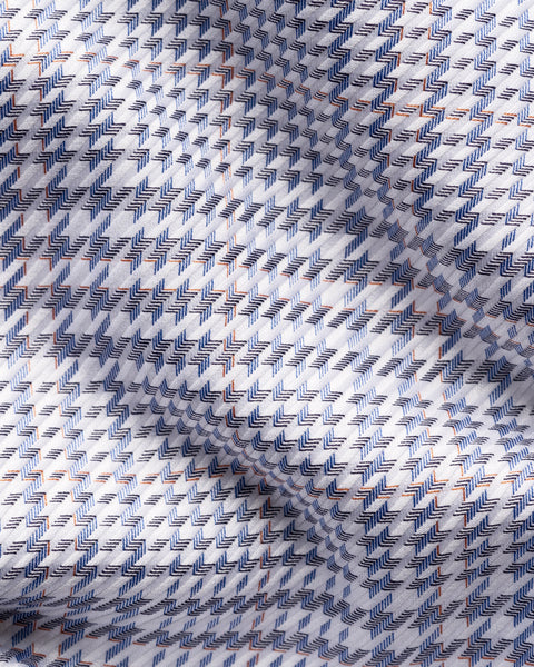 Eton Contemporary Fit Overhemd – Blauw-100% katoen-HEREN SHIRTS-Blauw