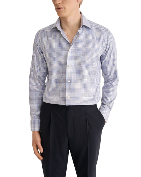 Eton Contemporary Fit Overhemd – Blauw-100% katoen-HEREN SHIRTS-Blauw