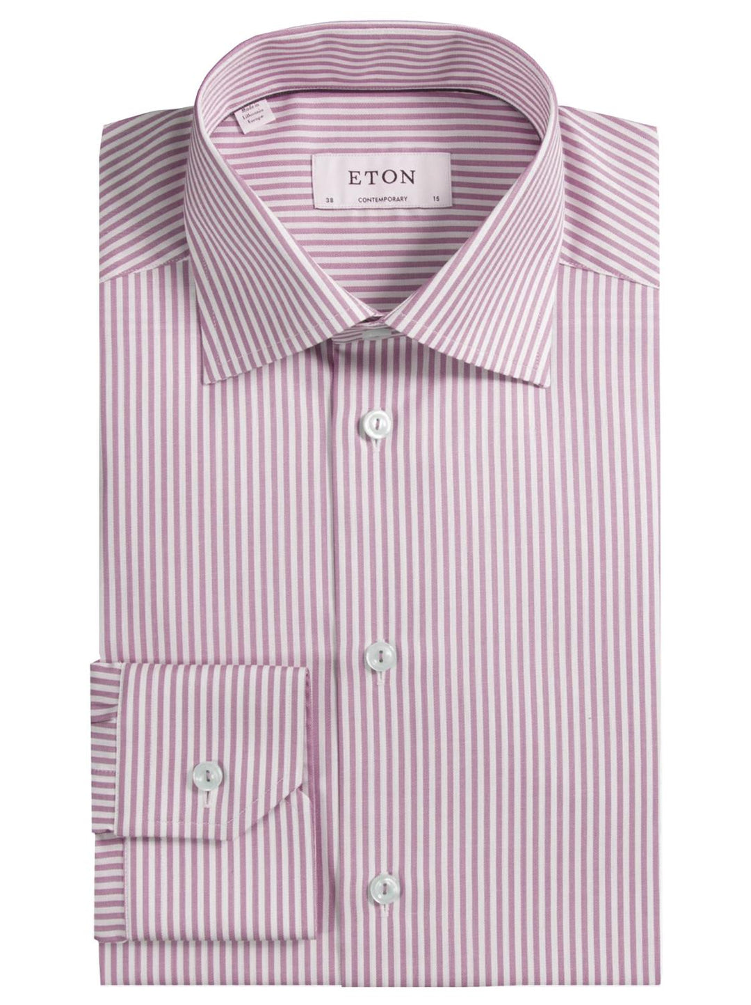 Eton contemporary overhemd-100% katoen-HEREN SHIRTS-Roze