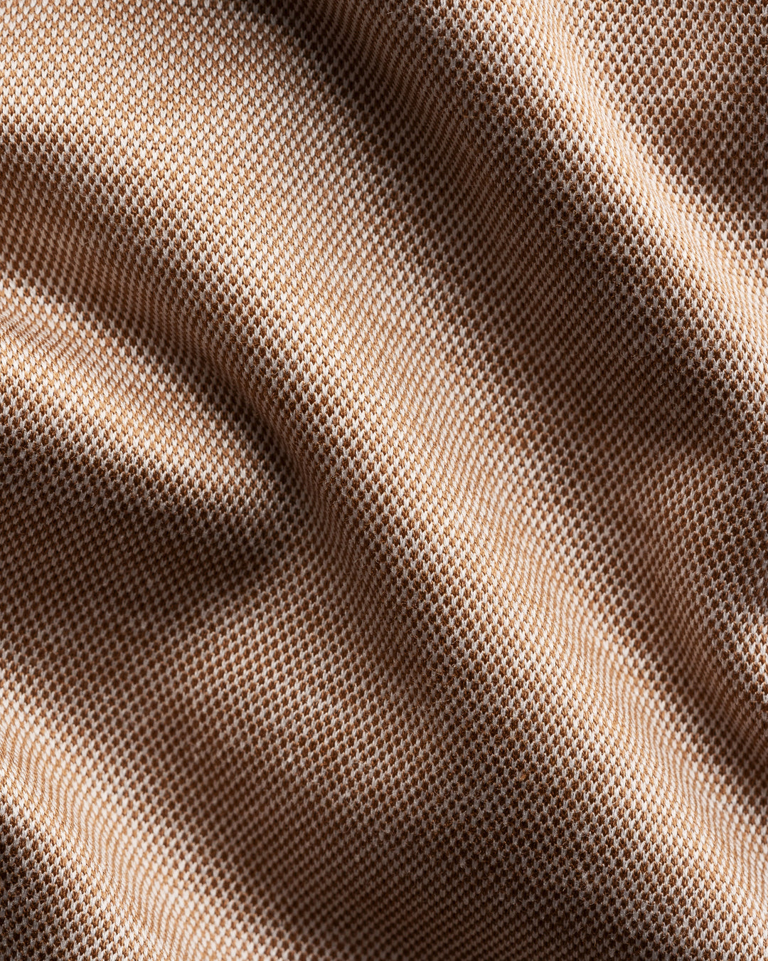 Eton Filo di Scozia Knit Shirt Slim Fit – Bruin-100% katoen-HEREN SHIRTS-Bruin