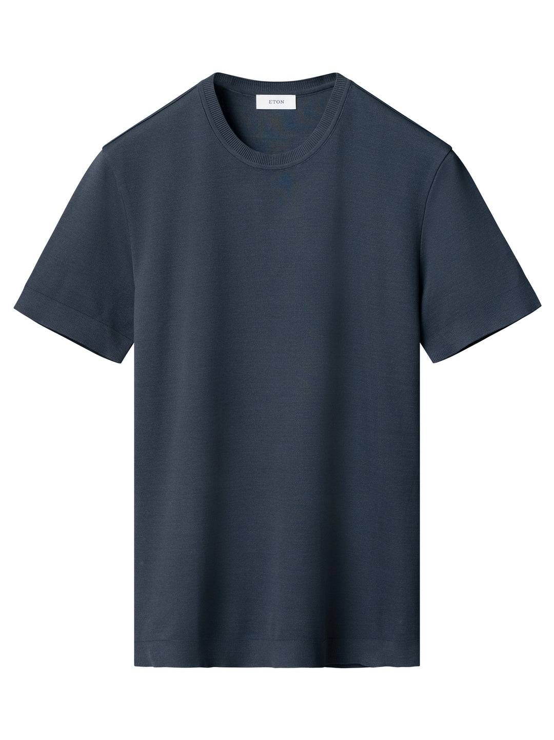 Eton Filo di Scozia T-shirt – Blauw-100% katoen-HEREN POLO'S & T-SHIRTS-Blauw