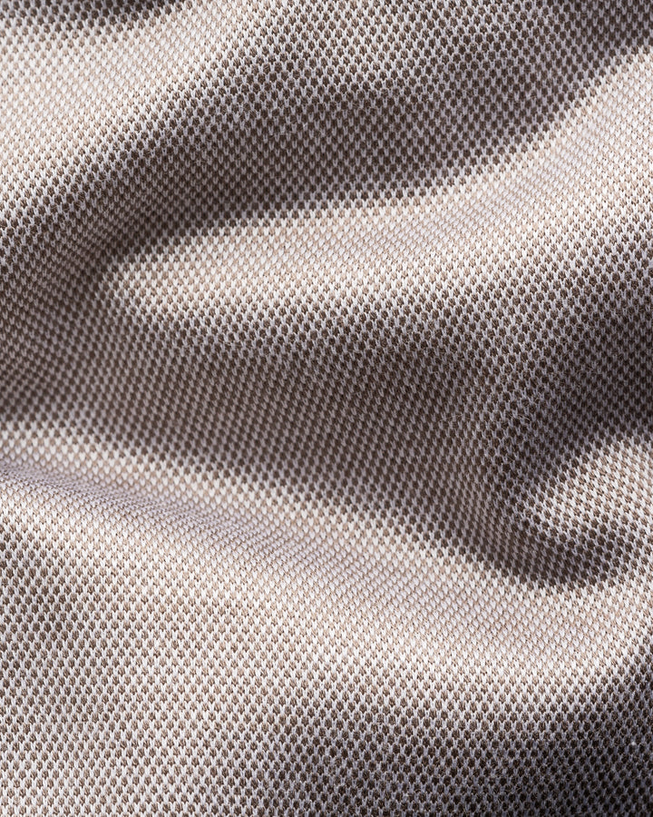 Eton Houndstooth Twill Shirt – Bruin-100% katoen-HEREN SHIRTS-Bruin