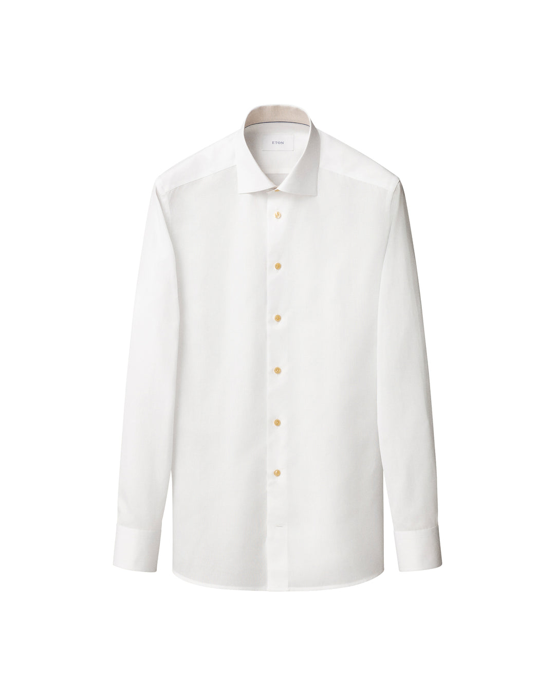 Eton Houndstooth Twill Shirt – Wit-100% katoen-HEREN SHIRTS-Wit