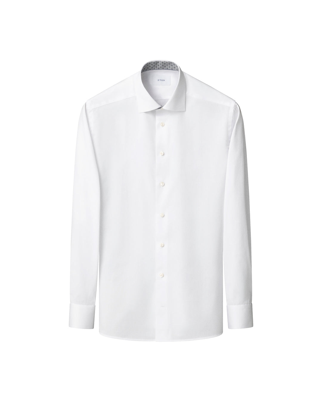 Eton Medallion Comteporary Twill Shirt – Wit-100% katoen -HEREN SHIRTS-Wit