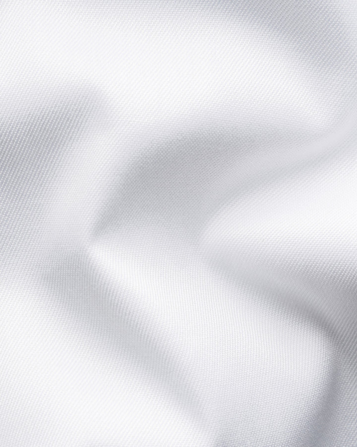 Eton Medallion Comteporary Twill Shirt – Wit-100% katoen -HEREN SHIRTS-Wit