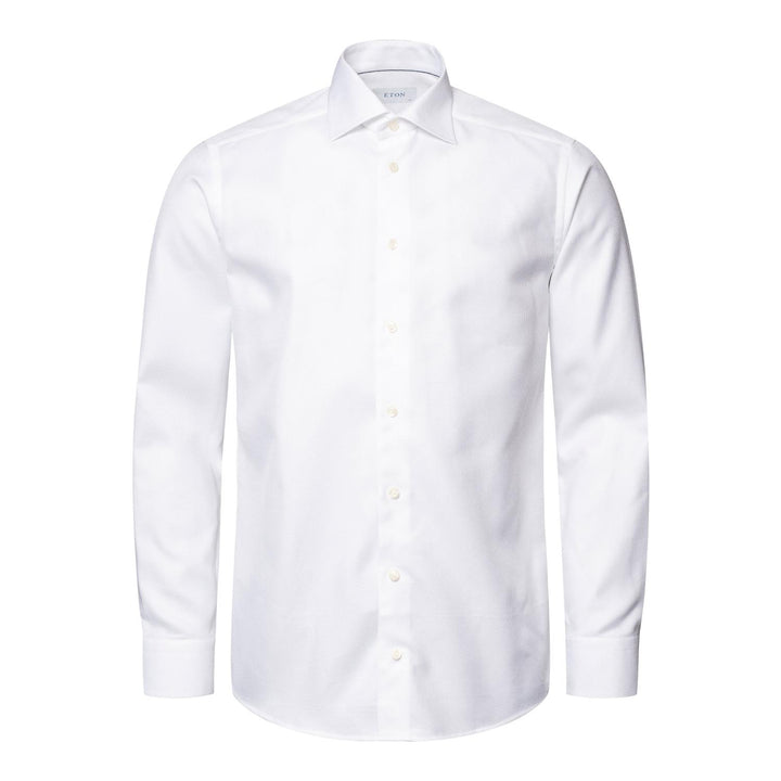 Eton overhemd slim-fit-100% katoen-HEREN SHIRTS-Wit