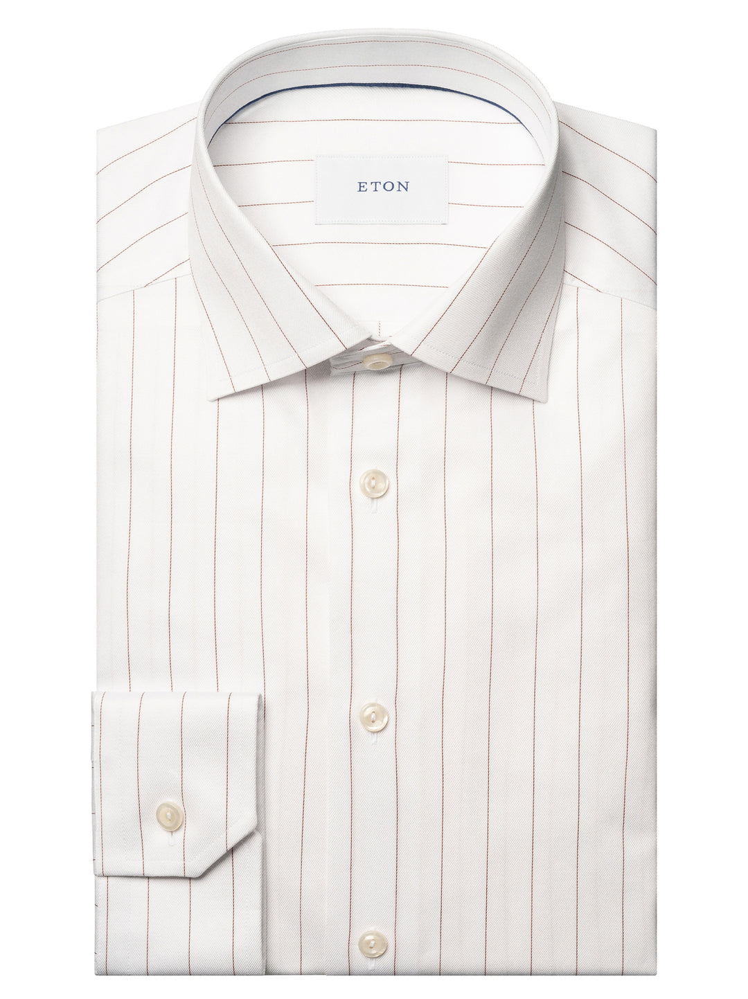 Eton Pin Contemporary Twill Shirt – Wit-100% katoen -HEREN SHIRTS-Wit