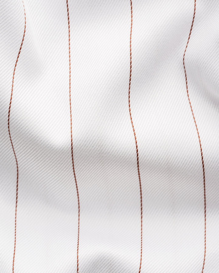 Eton Pin Contemporary Twill Shirt – Wit-100% katoen -HEREN SHIRTS-Wit