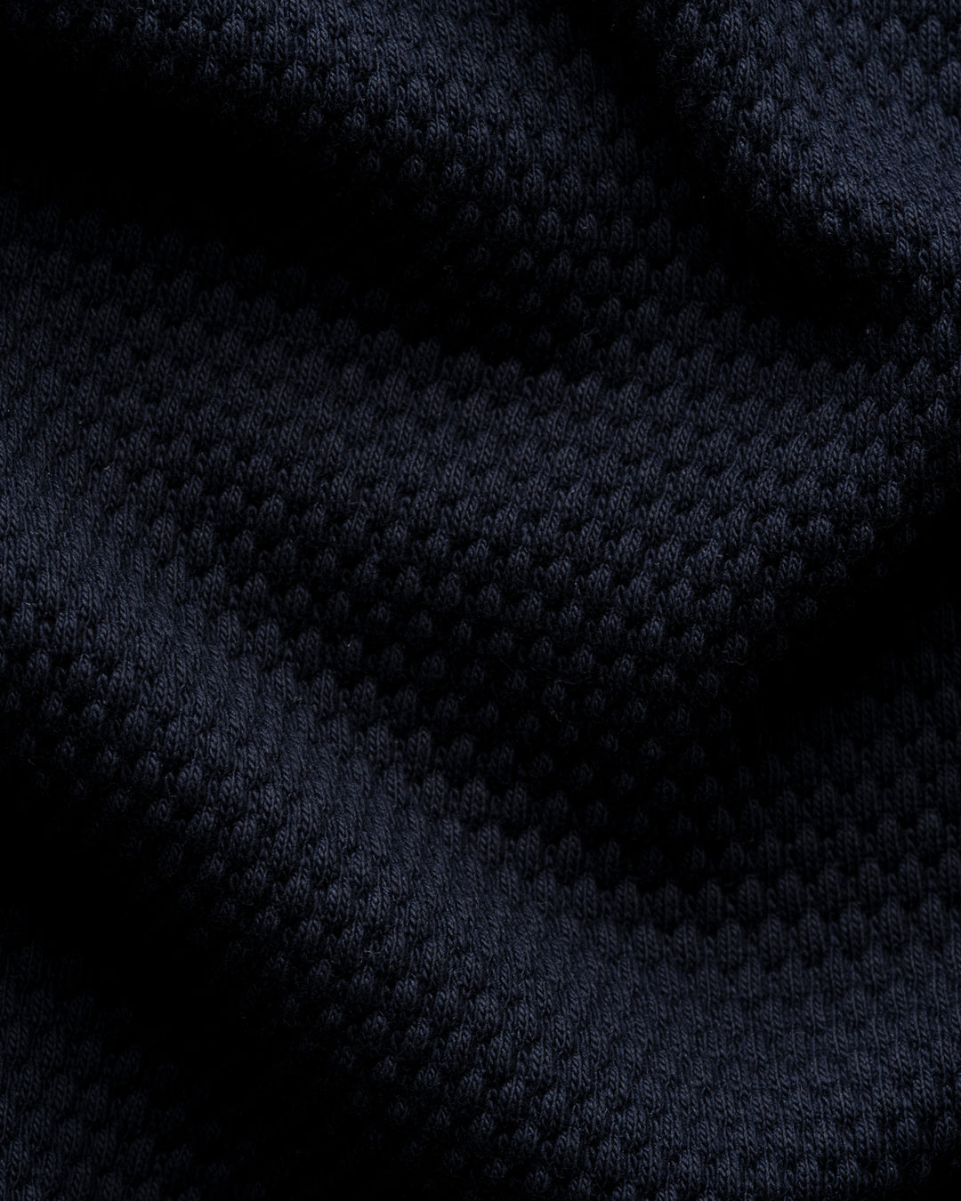 Eton Polo Riva kraag – Blauw-98% katoen, 2% elastaan-HEREN POLO'S & T-SHIRTS-Blauw