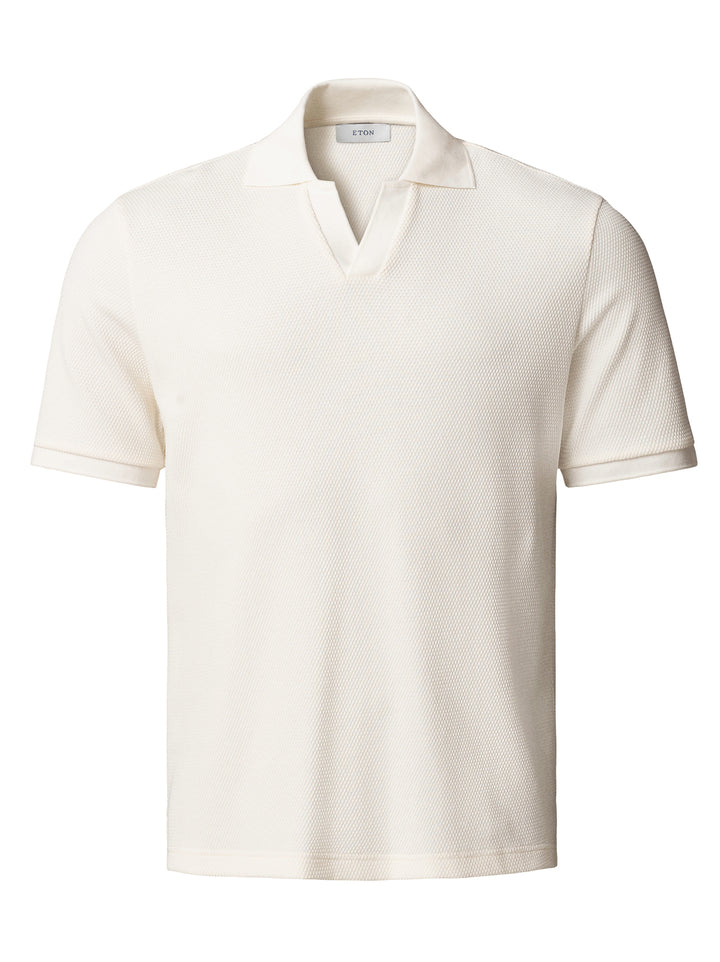 Eton Polo Riva kraag – Room -98% katoen, 2% elastaan-HEREN POLO'S & T-SHIRTS-Room